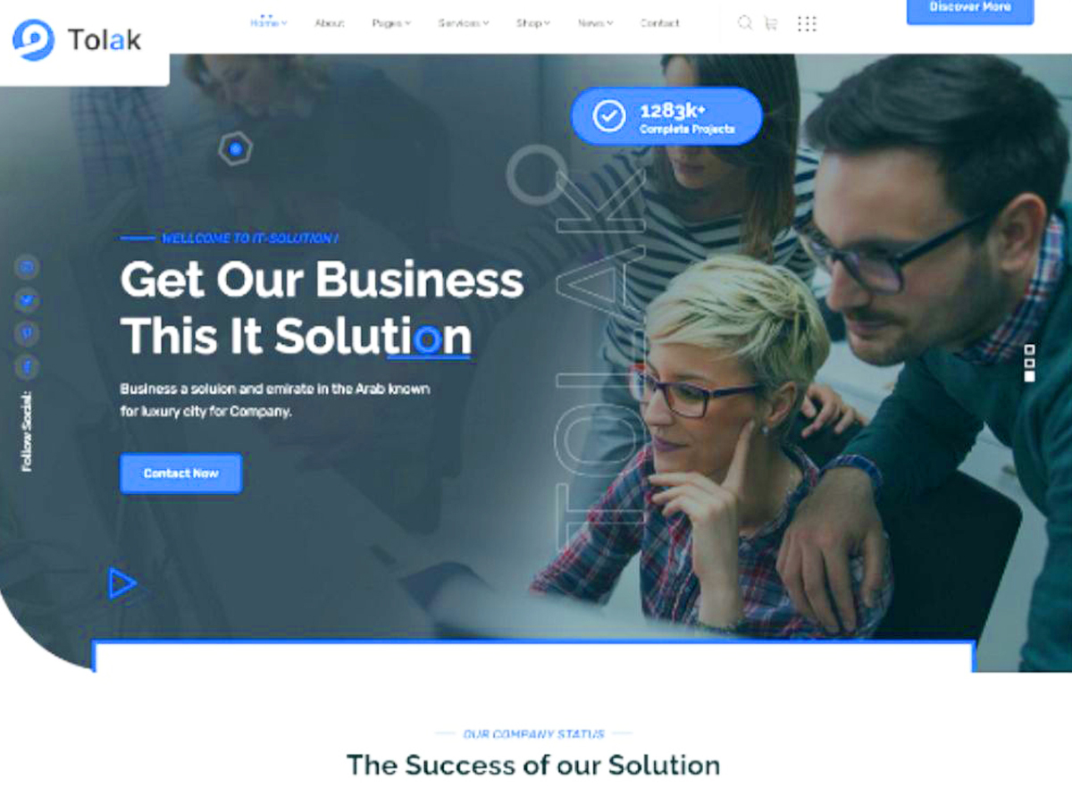 بهترین قالب‌ها برای طراحی سایت شرکتی در شیراز