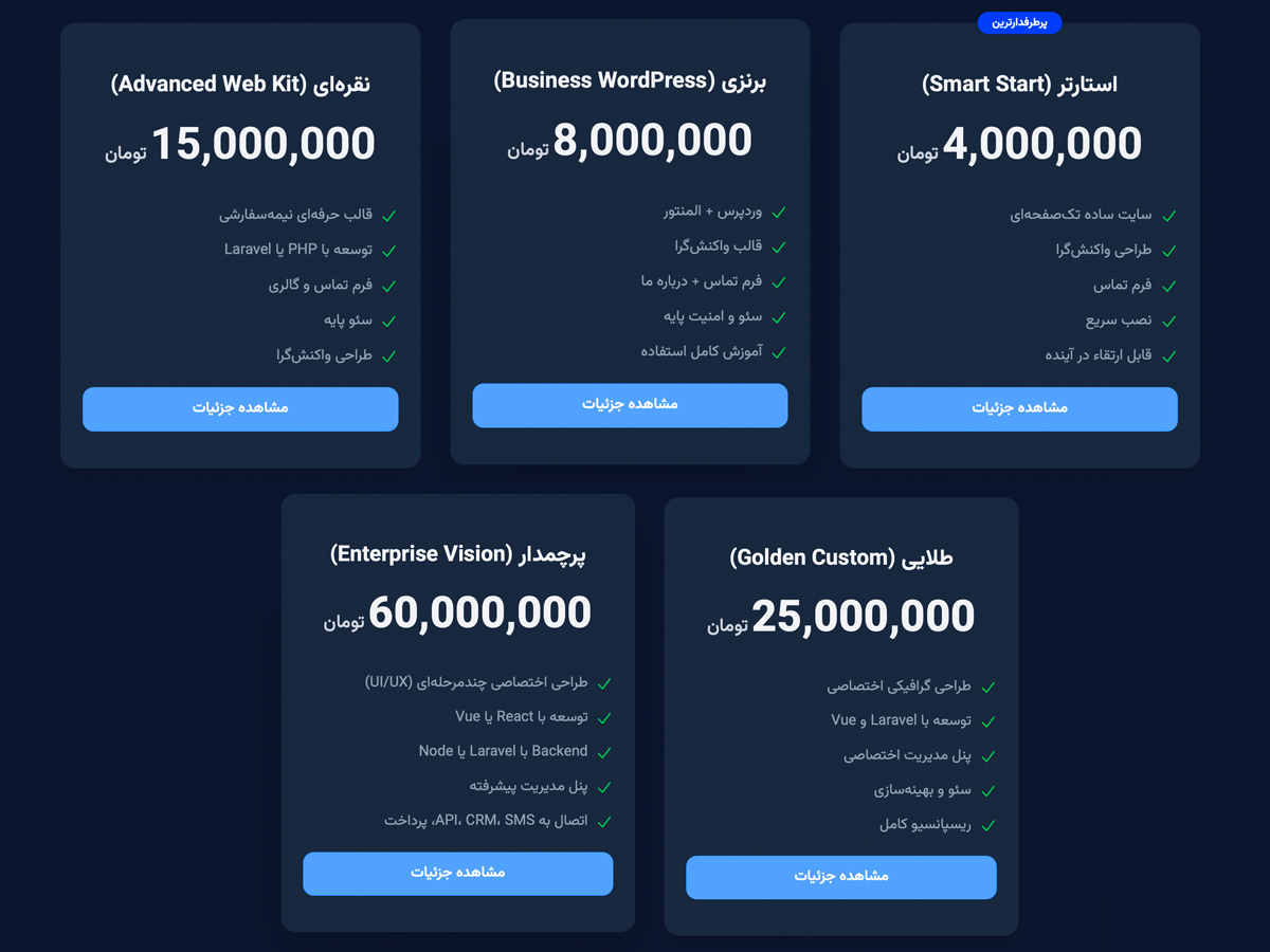 قیمت طراحی سایت شیراز؛ چه عواملی تاثیرگذارند؟